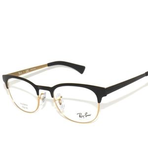 Ray Ban 6317 2833 49 Black Gold Rayban Eyeglasses